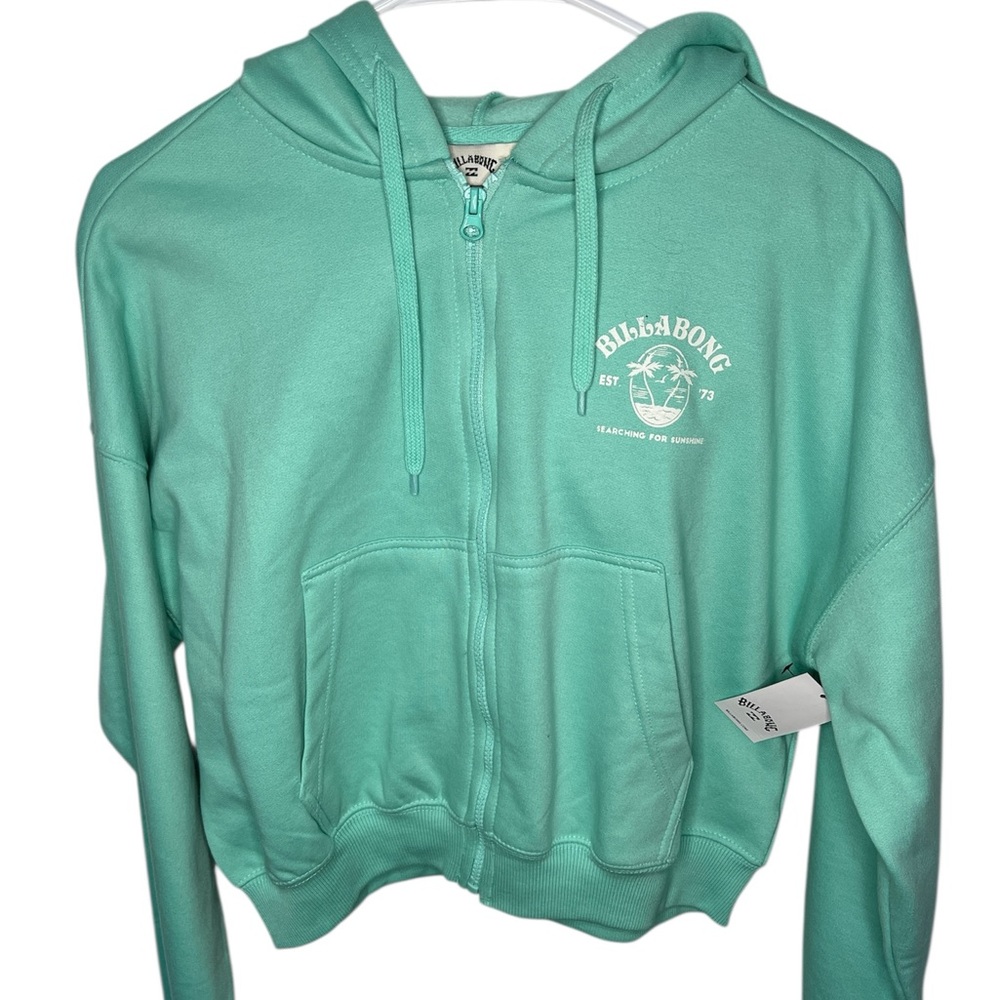 Billabong Aqua Zip-Up Hoodie